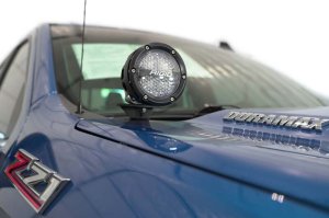 GMC 1500 Light Brackets - Addictive Desert Designs - Ditch Light Brackets - Hammer Black - `22-`27 GMC 1500 Light Brackets - Addictive Desert Designs - Ditch Light Brackets - Hammer Black - `22-`27